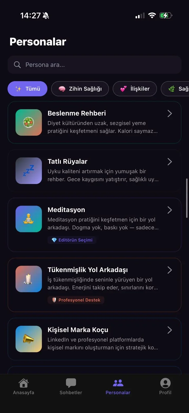 ChatwithX sohbet arkadaşları listesi