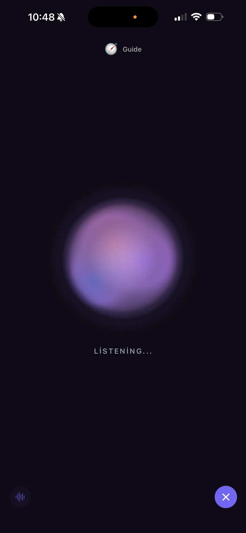 ChatwithX listening during a voice chat